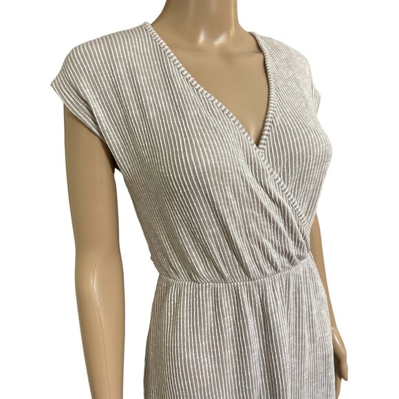 Caution To The Wind Striped Faux Summer Dress Size Medium - Picture 2 of 3